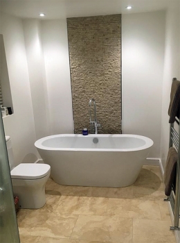 Complete bathroom installation